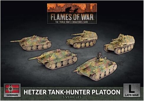 Flames of War: Bagration German Hetzer/Marder Tank Hunter Platoon (GBX167) in Kuwait