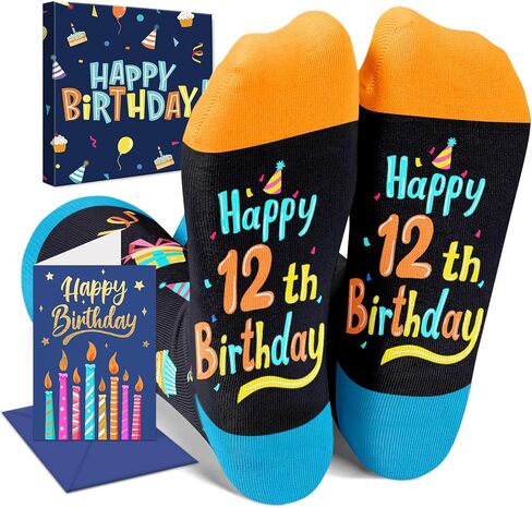 HAPPYPOP 12th Birthday Gifts Years Old - Gifts for Kids Age 12 in Birthday Gift Box, 12 Yr Old Gift Ideas, Presents for 12 Year Old Tween Boys Girls with Greeting Card in Saudi Arabia