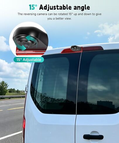 Brake Light Backup Camera for Ford Transit 2012-2015, High Mount Third Brake Light Reverse Camera, HD Rear View Parking Camera with Night Vision, Wide Angle, IP67 Waterproof, OEM Fit (No Light Board) in Saudi Arabia