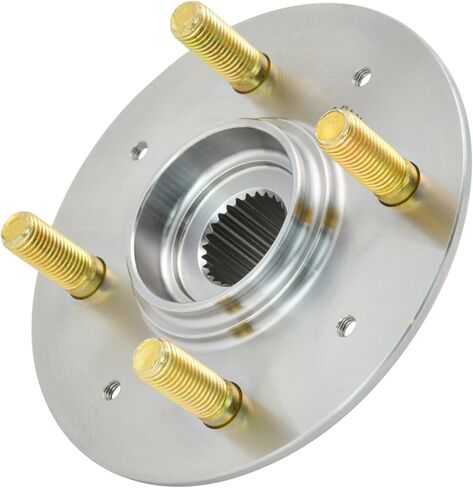 TRQ Front Wheel Hub 4 Lug Driver Left Side & Passenger Right Side 2 Piece Set Kit for 2007 2008 Honda Fit 2010 2011 2012 2013 2014 Honda Insight in Kuwait