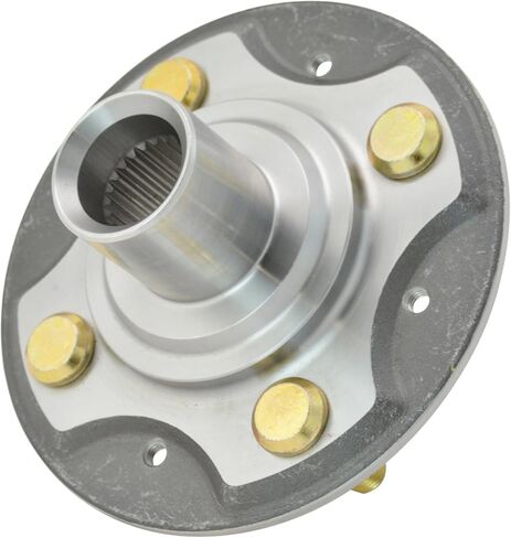 TRQ Front Wheel Hub 4 Lug Driver Left Side & Passenger Right Side 2 Piece Set Kit for 2007 2008 Honda Fit 2010 2011 2012 2013 2014 Honda Insight in Kuwait