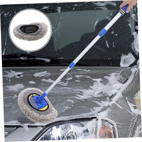 Soft Chenille Car Wash Brush Head Mop Replacement Scratch Cover Auto Cleaning Supplies Accessory in Kuwait