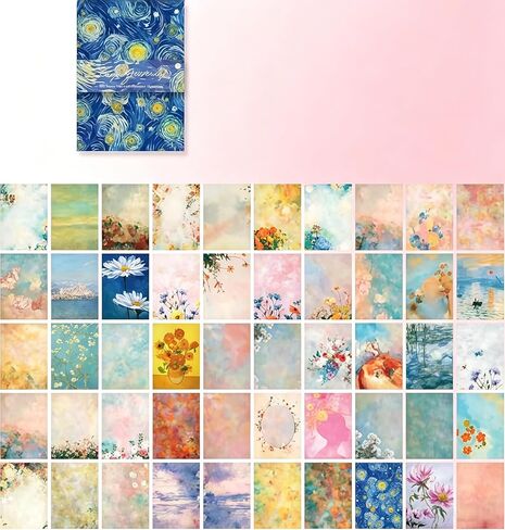 100 قطعة من ورق القصاصات ذو الطابع السحري، 50 تصميمًا عتيقًا للأشياء الزائلة، ورق زخرفي للمجلة غير المرغوب فيها، الكولاج، صناعة البطاقات، تزيين الألبوم، 3.9 × 5.5 بوصة in Saudi Arabia