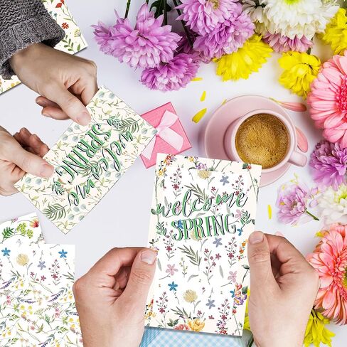 24 Sheets Spring Floral Scrapbook Paper, Flower Decorative Craft Folded Flat for Birthday Wedding Card Making Photo Album Decor, 12'' x 12'' in Saudi Arabia