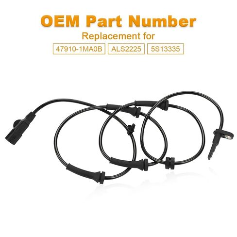2PCS ABS Wheel Speed Sensor Front Left Right Compatible with Infiniti M37 M56 2011 2012 2013, Infiniti EX35 2011 3.5L V6 Replacement for 47910-1MA0B ALS2225 5S13335 in Kuwait