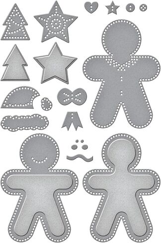 يموت Spellbinders S7-265 من اللباد الصبي والفتاة المحفورة من غرزة اللباد وإنشاء مجموعة من نيكول سبور in Kuwait