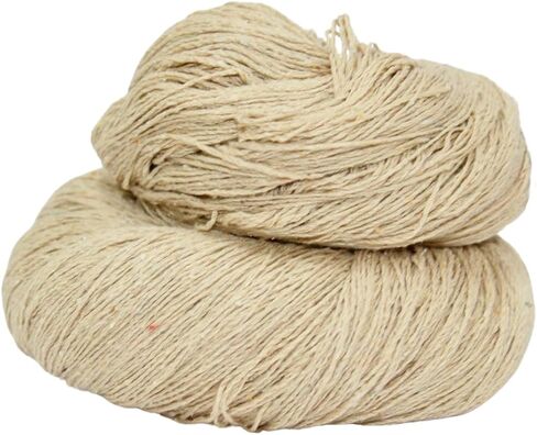 Knitsilk Tussah Carded Spun Silk Yarn 4 ply (4/30 Nm,100 Gm), Wild Silk Yarn 750+Yards | for Knitting, Crocheting, Hand Weaving, Rugs, Natural Earth Colors -Matt Finish (PCK of 1) in Saudi Arabia