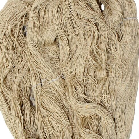 Knitsilk Tussah Carded Spun Silk Yarn 4 ply (4/30 Nm,100 Gm), Wild Silk Yarn 750+Yards | for Knitting, Crocheting, Hand Weaving, Rugs, Natural Earth Colors -Matt Finish (PCK of 1) in Saudi Arabia