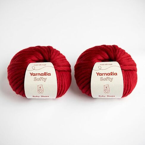 Softy Yarn Bulky Weight 2-Pack Composed of Merino Wool | Ultra-Soft Yarn Spun for Knitting & Crocheting Creative Projects | 100g, 49 Yards per Ball (Creamy Oats) in Saudi Arabia