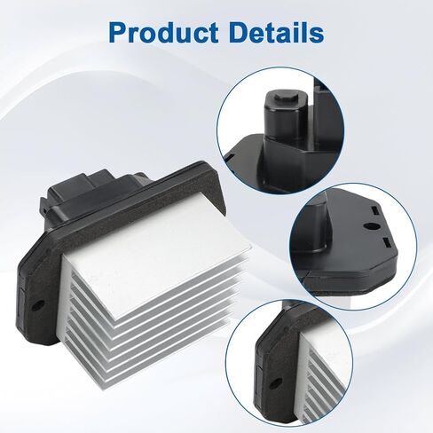 WMPHE HVAC Heater Blower Motor Resistor Compatible with Ford Edge 2007-2014 Lincoln MKX 2007-2015 Front or Rear Auto Temp AC Control Module Replacement for 7T4Z19E624A RU-793 YH1823 in Kuwait