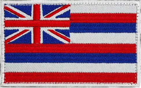 Hawaii Flag Patch Tactical Military Patches - Hook and Loop Fastener in Kuwait