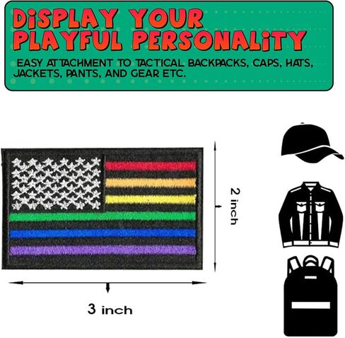 Hawaii Flag Patch Tactical Military Patches - Hook and Loop Fastener in Kuwait