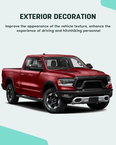 لوحات الجري SCITOO مقاس 6 بوصات Nerf Bar مناسبة لـ 2019-2023 لـ Ram 1500 Crew Cab، سبائك الألومنيوم السوداء، المتزلجون الجانبيون من الصخور (استبعاد 2019-2023 Classic) in Kuwait