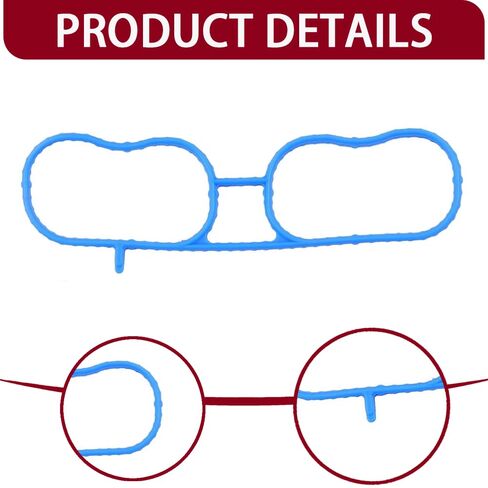 MS19232 Intake Manifold Gasket Set 4.2L Vortec 4200 -Fits Trailblazer 02-09,Envoy 02-09 4.2L, Rainier 04-07 4.2L, Ascender 03-08,Saab 9-7X 05-09 4.2L,Bravada 02-04-Replaces MS50076 in Saudi Arabia