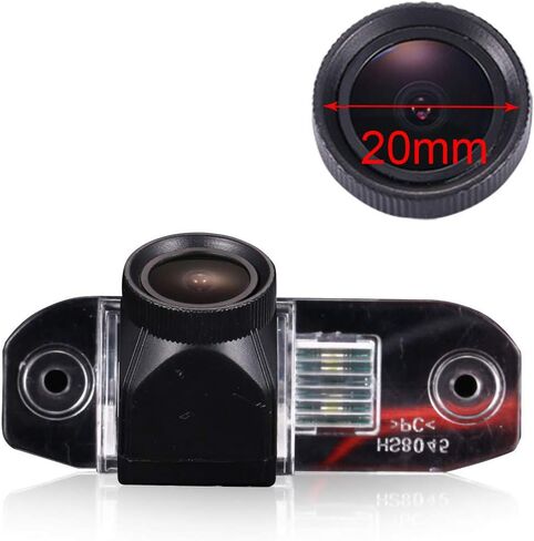 HD Auto IP68 1280Pixels 20MM Lens 170° License Plate Light Rear View Reversing Backup Camera Parking Aids System Compatible with Volvo S40 S40L V40 V50 S60 S60L V60 XC60 C70 V70 XC70 S80 S80L XC90 in Saudi Arabia