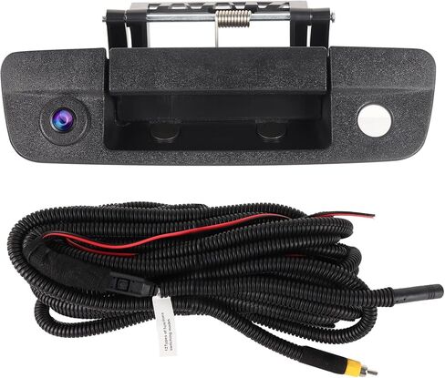 ASURE Tailgate Handle Backup Camera for Dodge Ram 1500 2500 3500 – Silver 1080P Rear View Camera, 170° Wide Angle Night Vision, AHD/CVBS PAL NTSC, Fits Ram 1500 2009–2018, Ram 2500/3500 2010–2018 in Kuwait