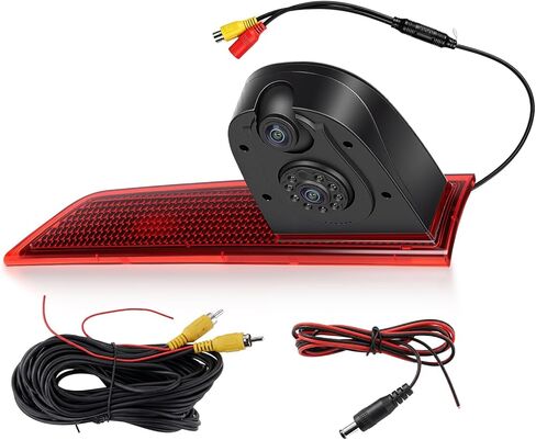 Dual Lens Brake Light Backup Camera for Ford Transit 2012-2015, High Mount Third Brake Light Rear View Camera, OEM Replacement Reverse Parking Camera with Night Vision, Wide Angle, IP67 Waterproof in Saudi Arabia