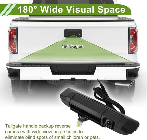 No.6909004020 Tailgate Handle Backup Camera for Toyota Tacoma 2005-2015 Rear View Reversing Park Assist Camera 1 Set in Kuwait