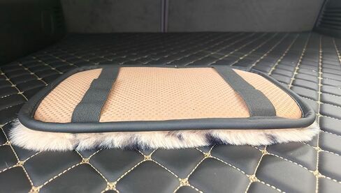 Fluffy Cheetah Print Arm Rest Cover for Car Leopard Center Console Cover Middle Console Pad for SUV Car Accessories in Kuwait