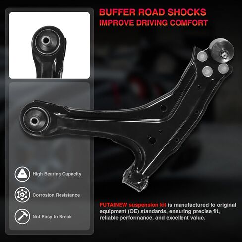 8pcs Front Suspension Kits Lower Control Arm Ball Joint for Chevy Classic 2004-2005, Malibu 1997-2003 | Oldsmobile Alero 1999-2004, Cutlass 1997-1999 | Pontiac Grand Am 1999-2005 in Saudi Arabia