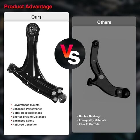 8pcs Front Suspension Kits Lower Control Arm Ball Joint for Chevy Classic 2004-2005, Malibu 1997-2003 | Oldsmobile Alero 1999-2004, Cutlass 1997-1999 | Pontiac Grand Am 1999-2005 in Saudi Arabia