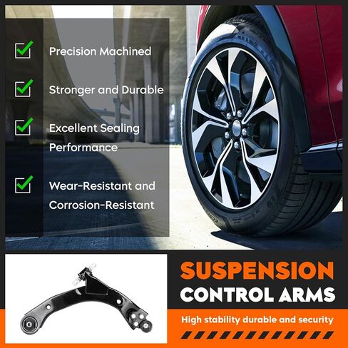 8Pcs Front Lower Outer&Inner Control Arms Right&Left Suspension Kit Fit for Chevrolet Cobalt 2005-2010, HHR 2006-2011; for Pontiac G5 2007-2009, Pursuit 2005-2006 in Kuwait