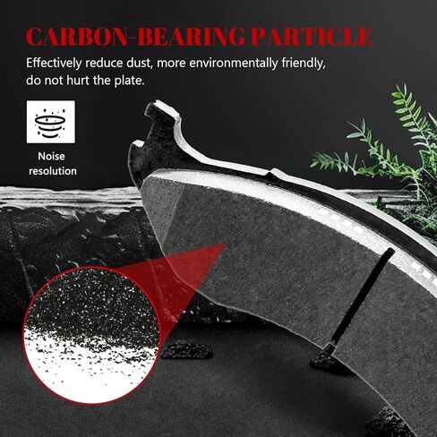 Front and Rear Ceramic Disc Brake Pads Set Replacement for Jeep Tj 2003-2006 Wrangler 2003 2004 2005 2006 in Saudi Arabia