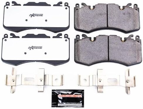 PowerStop Front Brake Pads for Land Rover Defender 110 2021-25 |Rover Defender 130 2023-25 - Z36 Truck & Tow Carbon-Fiber Ceramic Brake Pads with Installation Hardware, Z36-1426 in Kuwait