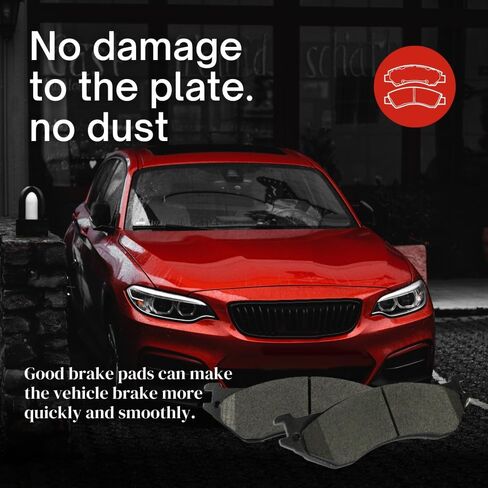 Front Left Right Ceramic Disc Brake Pads Kit w/Hardware fit for 1994 1995 1996 1997 1998 1999 DODGE RAM 2500 RAM 3500 in Saudi Arabia