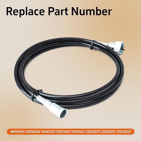 88959481 Speedometer Cable Replacement for Chevrolet Monte Carlo El Camino for Buick Regal for Pontiac Grand Prix for Oldsmobile Cutlass for GMC Caballero 1985-1988, Replace 02058526 in Kuwait