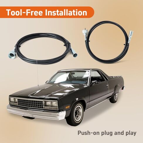 88959481 Speedometer Cable Replacement for Chevrolet Monte Carlo El Camino for Buick Regal for Pontiac Grand Prix for Oldsmobile Cutlass for GMC Caballero 1985-1988, Replace 02058526 in Kuwait