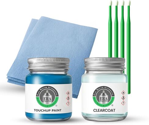 ERA Paints - CI - Grabber Blue for FORD Exact OEM Color Match Automotive Touch Up Paint for Cars - Scratch & Chip Repair for Metal & Plastic - Basic Kit - Made in USA in Kuwait
