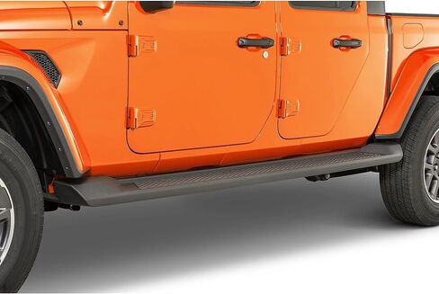 Black Horse OEM Replica Running Boards Textured Black Compatible with 2020-2026 Jeep Gladiator JT-RJEGL20 in Kuwait