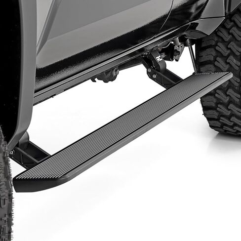 لوحات تشغيل الطاقة من سلسلة Rough Country HT لسيارة Toyota 4Runner (2025-2026) - خطوات كهربائية قابلة للسحب مقاس 6 بوصات مع مصباح LED in Kuwait