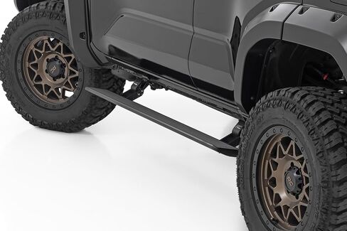 لوحات تشغيل الطاقة من سلسلة Rough Country HT لسيارة Toyota 4Runner (2025-2026) - خطوات كهربائية قابلة للسحب مقاس 6 بوصات مع مصباح LED in Kuwait