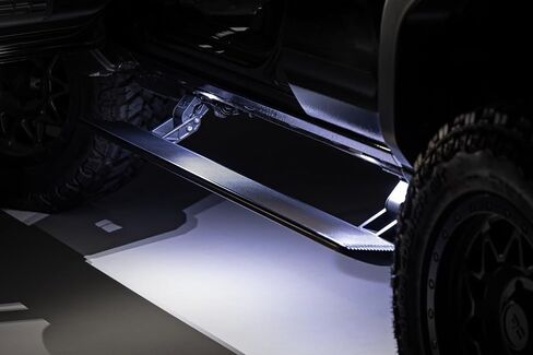 لوحات تشغيل الطاقة من سلسلة Rough Country HT لسيارة Toyota 4Runner (2025-2026) - خطوات كهربائية قابلة للسحب مقاس 6 بوصات مع مصباح LED in Kuwait