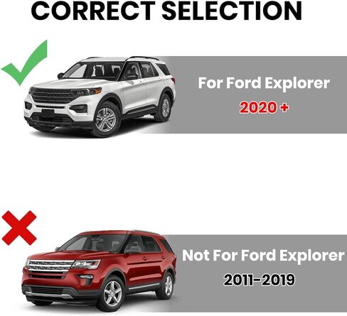 لوحات الجري مناسبة لـ Ford Explorer 2020-2026 Base ST XLT Limited Platinum ST-Line خطوات جانبية قضبان Nerf مع ملحقات دعامة اللوحات الطينية in Kuwait