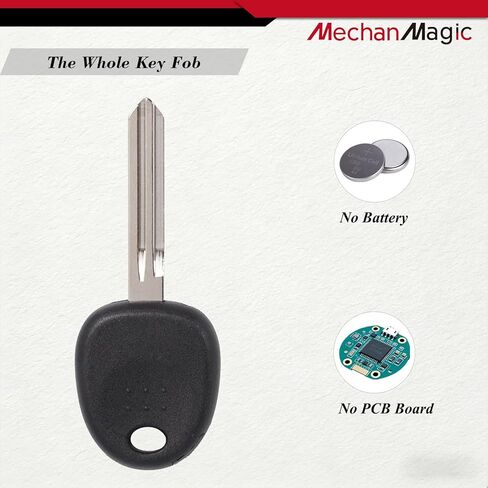 MechanMagic HY15P Uncut Plastic Head Key Fits for Hyundai Elantra Sonata Santa Fe Kia Forte Soul Optima Sportage Sedona 2007-2019 Ignition Blank Car Door Key HY15-P (Set of 2) in Kuwait