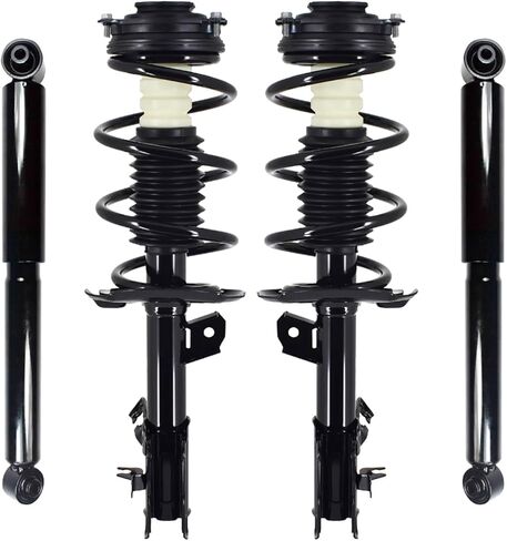 PM Auto Set of 4 Front Quick Complete Strut-Coil Spring-Rear Shock Compatible With 2008-2012 Nissan Rogue L4 2.5L AWD in Kuwait