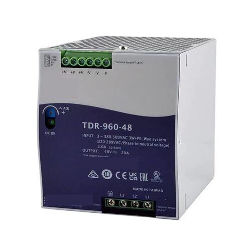 1pcs TDR-960-48 48V 20A 960W Three Phase Industrial DIN Rail with PFC Function Single Output Power Supply in Saudi Arabia