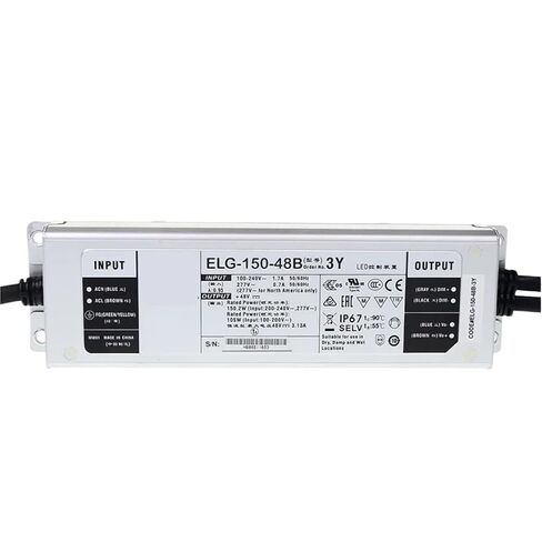 1 قطعة يعتم وظيفة امدادات الطاقة ELG-150-12B-3Y ELG-150-24B-3Y ELG-150-36B-3Y ELG-150-42B-3Y ELG-150-48B-3Y 150 واط (ELG-150-54B-3Y) in Kuwait