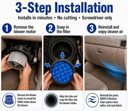 Cabin Air Filter Compatible with Toyota Sequoia 1st Gen (2001-2007) in Kuwait