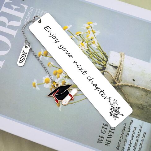 Class of 2026 Gifts College Graduation Gifts for Women Men Metal Bookmarks High School Graduation Gift for Her Him Senior Gift for Girls 2026 from Mom Dad Teachers Bulk Inspirational Bookmarks in Saudi Arabia