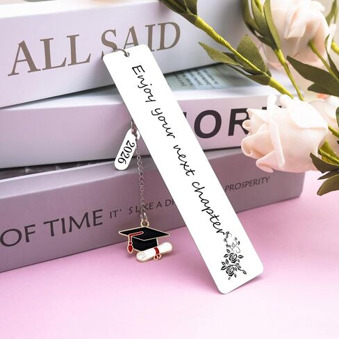 Class of 2026 Gifts College Graduation Gifts for Women Men Metal Bookmarks High School Graduation Gift for Her Him Senior Gift for Girls 2026 from Mom Dad Teachers Bulk Inspirational Bookmarks in Saudi Arabia