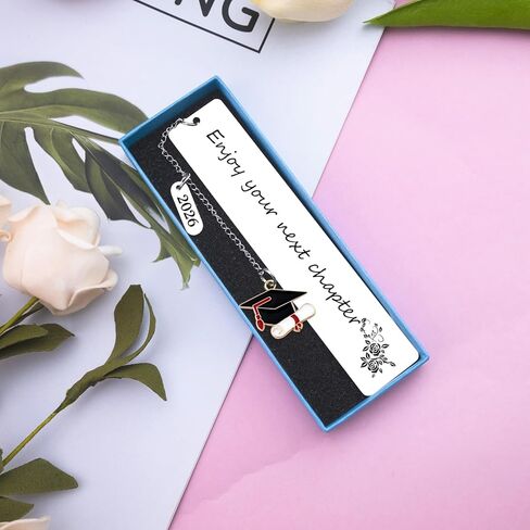 Class of 2026 Gifts College Graduation Gifts for Women Men Metal Bookmarks High School Graduation Gift for Her Him Senior Gift for Girls 2026 from Mom Dad Teachers Bulk Inspirational Bookmarks in Saudi Arabia
