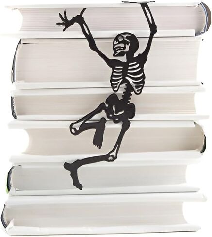 Bookmarks Funny Tainless Steel Metal Cute Unique Book Marks Markers Cool Personalized Novelty Skull Gifts Creative Separadores De Libros Lovers for Reading Women,Men,Kids,Teachers,Students in Saudi Arabia