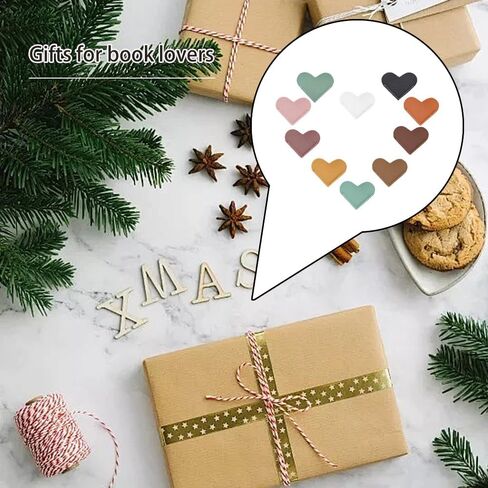 10Pcs Leather Heart Bookmarks,Cute Bookmarks for Women Handmade,School, Teachers, Students and Book Reading Lovers, Office and Home Supplies in Saudi Arabia