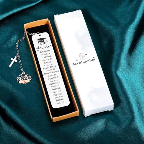 Senior 2026 Graduation Gift for Her Him College Graduation Gifts for Women Men Class of 2026 Middle High School Grad Student Nurse Daughter Son Degree Christian Bookmark Faith Based Graduation Gifts in Saudi Arabia