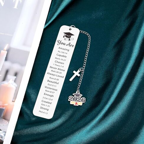 Senior 2026 Graduation Gift for Her Him College Graduation Gifts for Women Men Class of 2026 Middle High School Grad Student Nurse Daughter Son Degree Christian Bookmark Faith Based Graduation Gifts in Saudi Arabia
