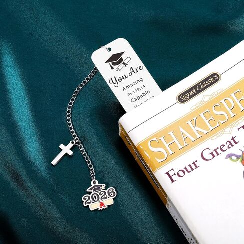 Senior 2026 Graduation Gift for Her Him College Graduation Gifts for Women Men Class of 2026 Middle High School Grad Student Nurse Daughter Son Degree Christian Bookmark Faith Based Graduation Gifts in Saudi Arabia